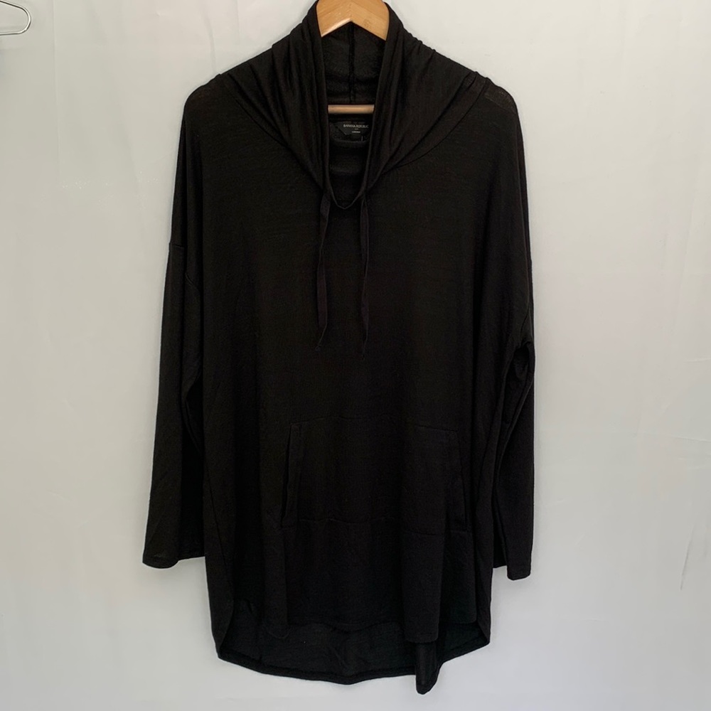 Banana Republic Black Tunic Top